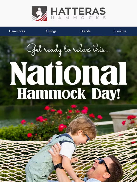 Hatteras Hammocks: Last Chance to Save on National Hammock Day! Don't