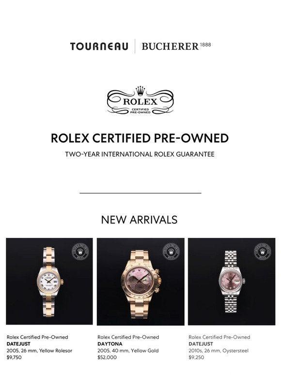 Certified Pre-Owned Watches, Tourneau