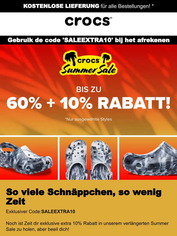 Letzter Aufruf zum verlängerten Sommer Sale