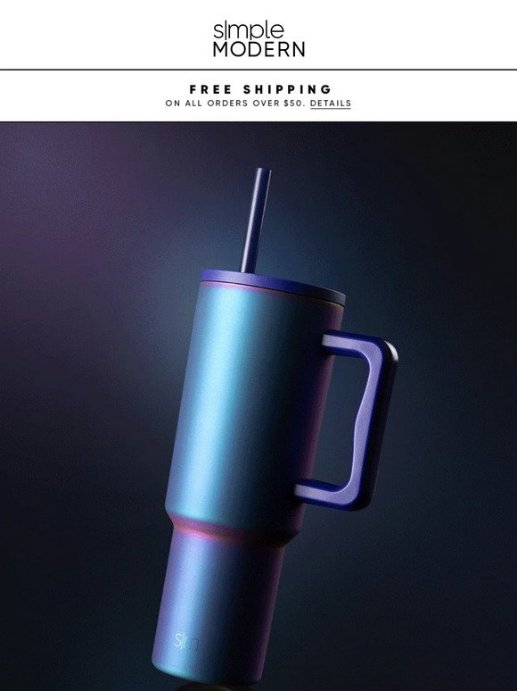Simple Modern: Back to the future with our new 80s-inspired tumbler