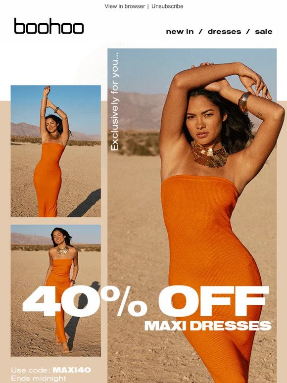 40% Off Your New Fave Summer Dress?!