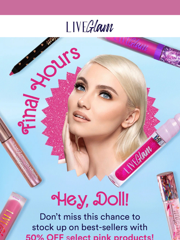 Last Moments for 50% OFF Pretty Pink Glam 🎀