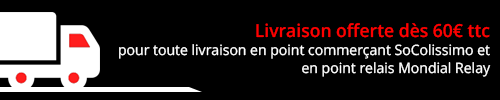 Livraison offerte des 60 euros ttc