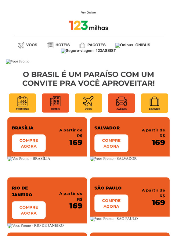 NACIONAIS por apenas R$ 169 ✈️ TÁ DEMAIS 🤩
