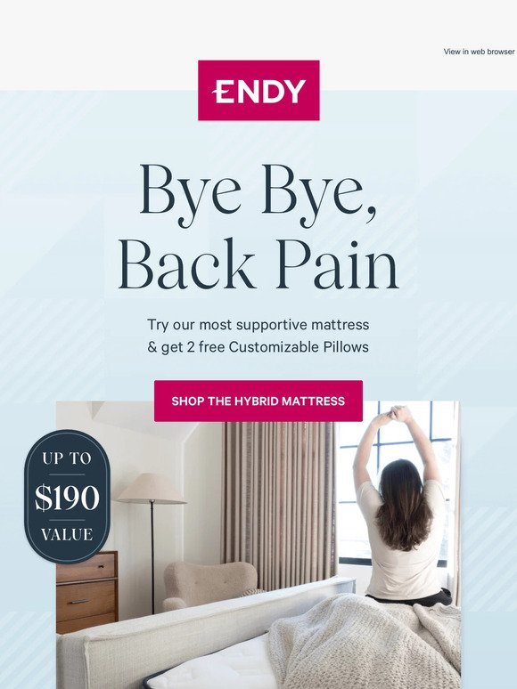 Goodbye, back pain 🥳 (2 free pillows included)