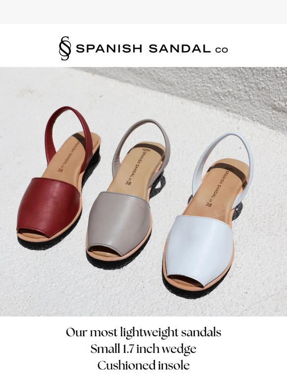 THe Spanish Sandal Company The Midi Wedges Milled