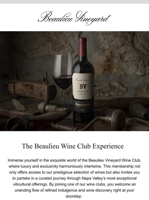 Beaulieu Vineyard: Experience Wine at its Finest | Milled