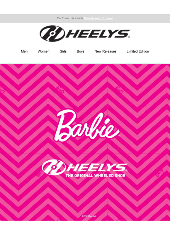 Dream big, with new Barbie X Heelys!