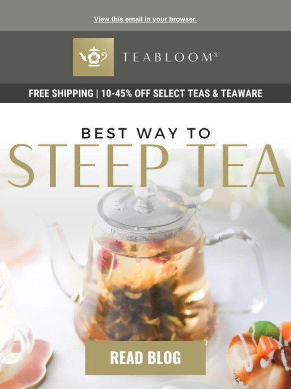 Best Way to Steep Tea 🍵