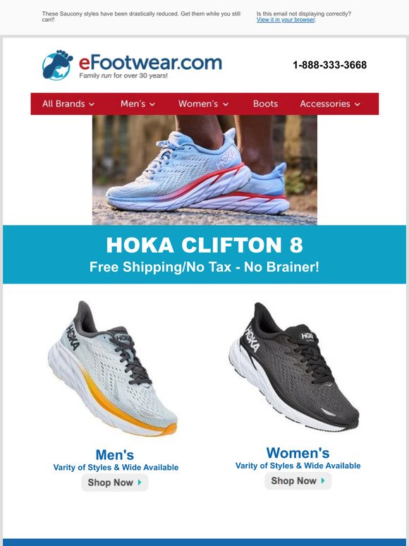 Hoka Clifton 8 - Priced to Sell - Will be Gone Forever!!