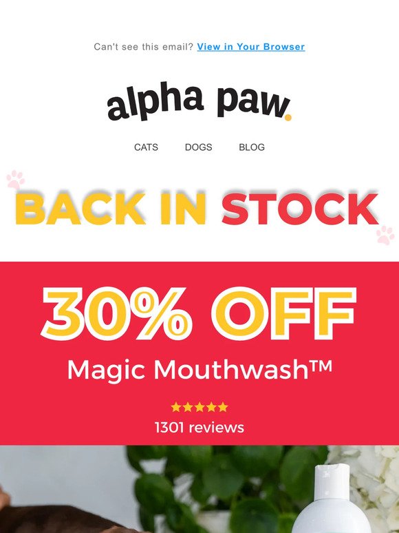 Back In Stock : Magic Mouthwash™