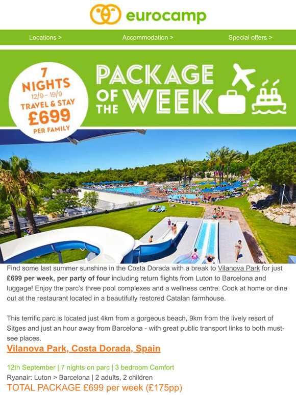 A week near Barcelona for just £699 including flights