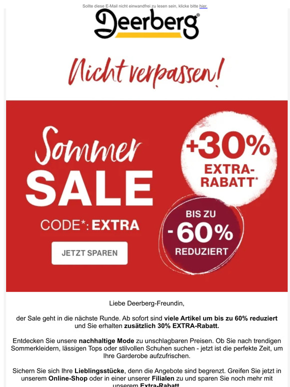 ⏳ 30% EXTRA sparen im Sale