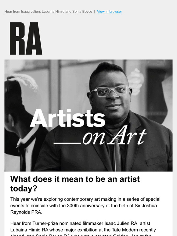 Royal Academy of Arts What does it mean to be an artist today? Milled