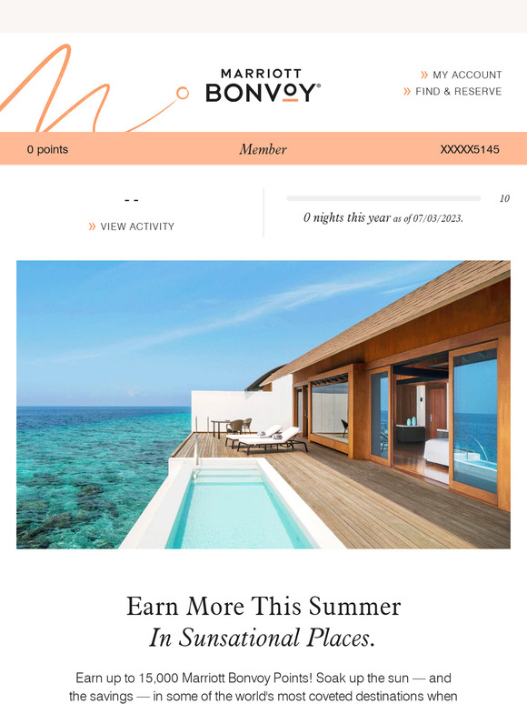 —'s Marriott Bonvoy Account Update: Earn Up To 15k Pts This Summer!