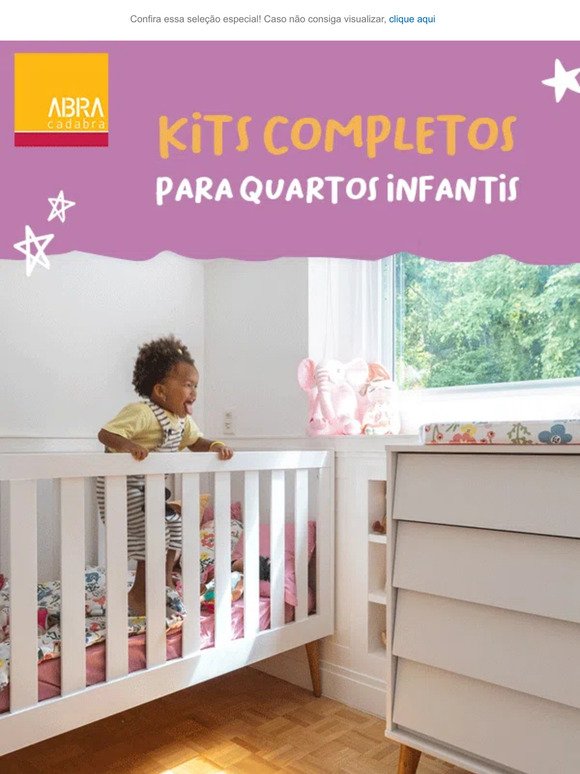 Quartos Infantis | Os kits que mais combinam com as suas necessidades. ❤️