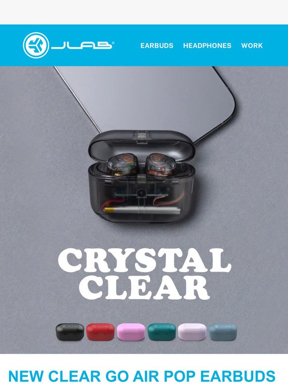 NEW Color: Crystal Clear
