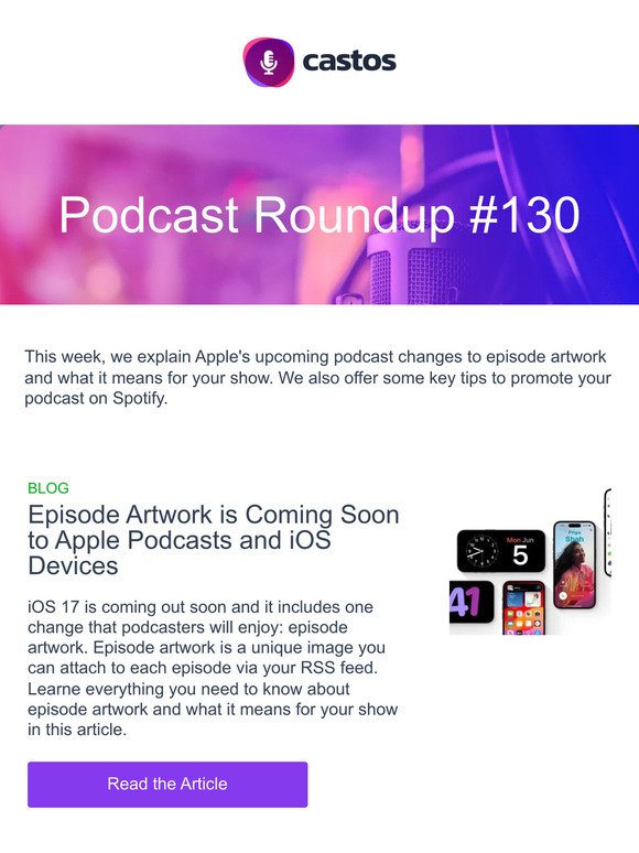 Episode artwork coming to Apple Podcasts + how to promote your show on Spotify