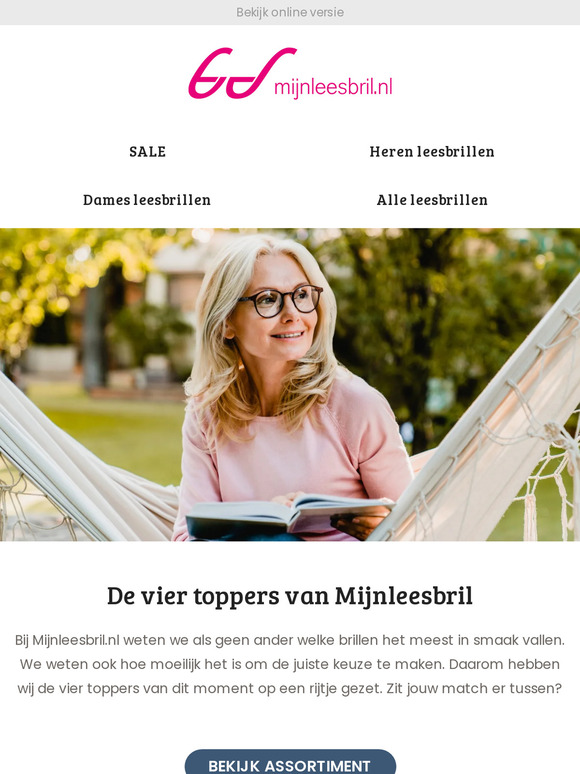 De vier toppers van Mijnleesbril