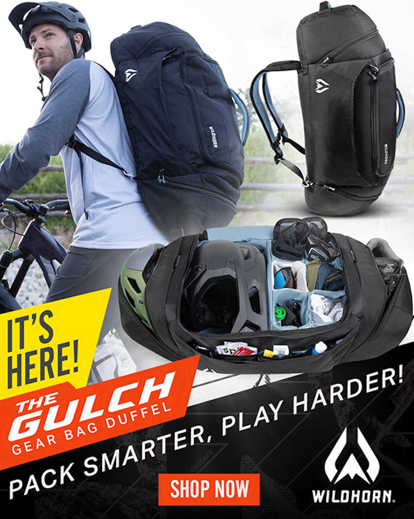 The Gulch - Premium Duffle Bag for Biking, Travel, and Adventure