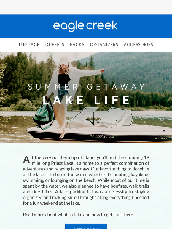 Ready for the lake?