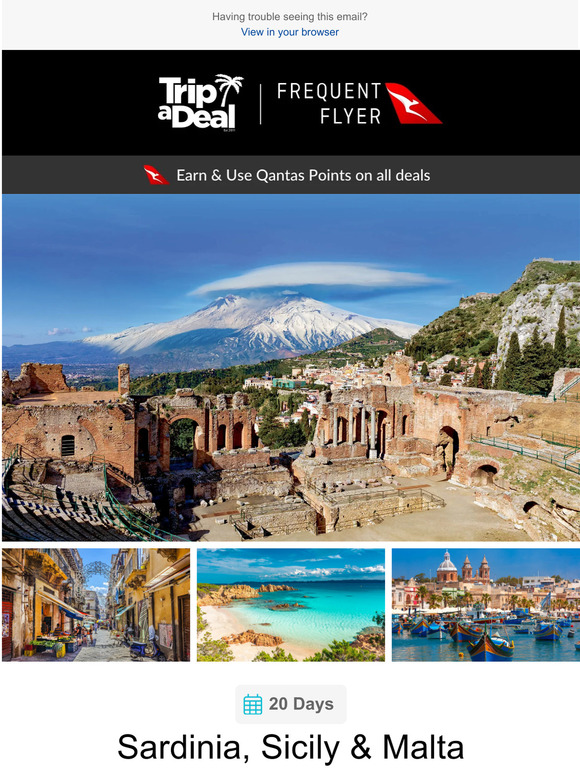 TripADeal Discover the best of Europe & the Middle East with these