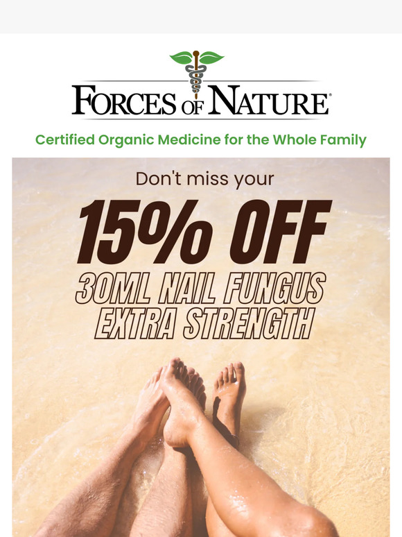 15% OFF Fungus Treatment - Get Ready to Show Off Nails!