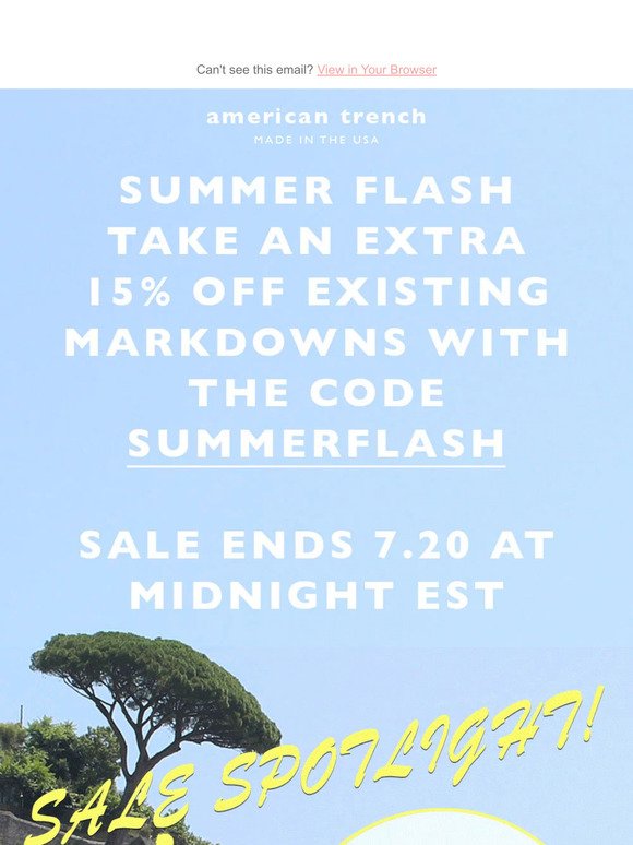 FLASH SALE: Time's Running Out ! ⌛