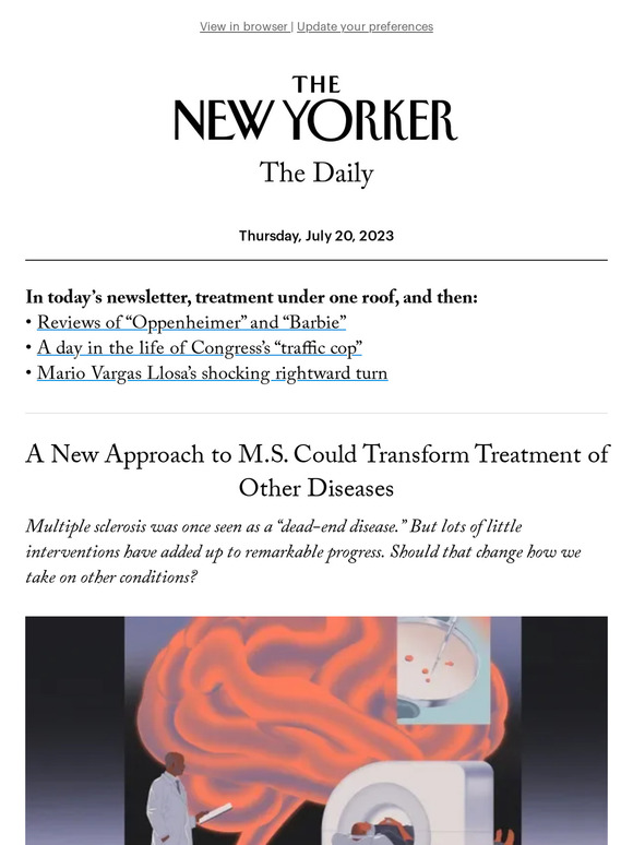 The New Yorker A New Approach To M S Could Transform Treatment Of