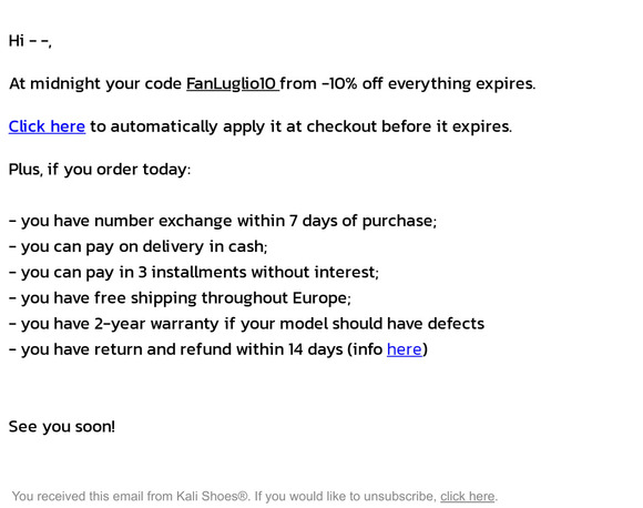 -10% Last Day