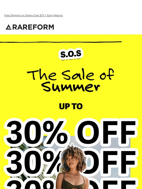 S.O.S. - The Sale of Summer is HERE
