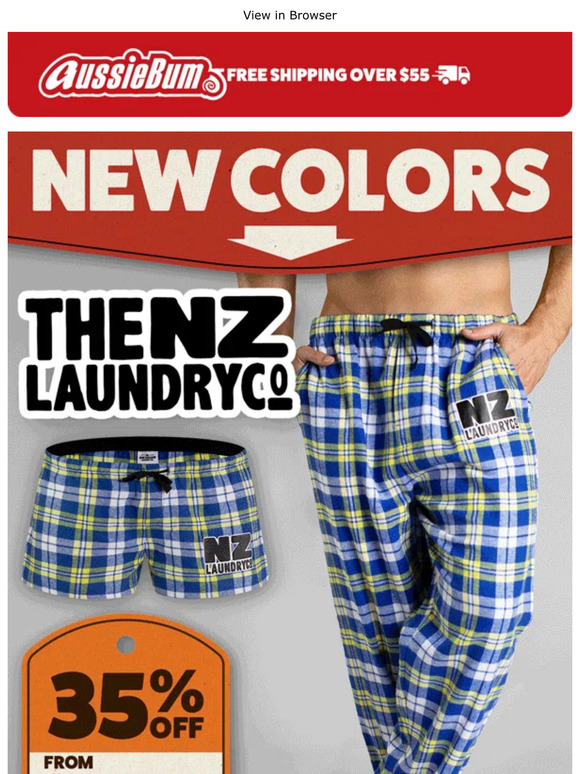 aussieBum 6 New Colours of The NZ Laundry Co. Released Today Milled