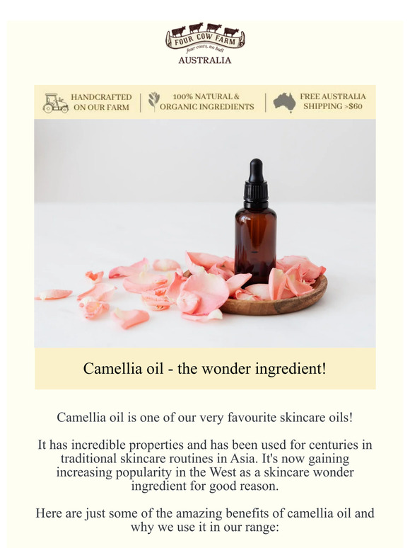 🌸 Camellia, the wonder oil 🌸