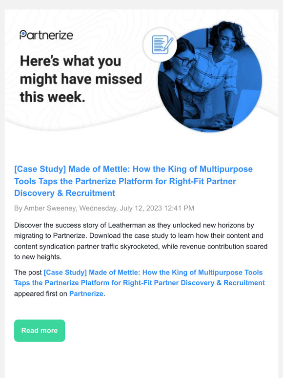 [Case Study] Made of Mettle: How the King of Multipurpose Tools Taps the Partnerize Platform for Right-Fit Partner Discovery & Recruitment