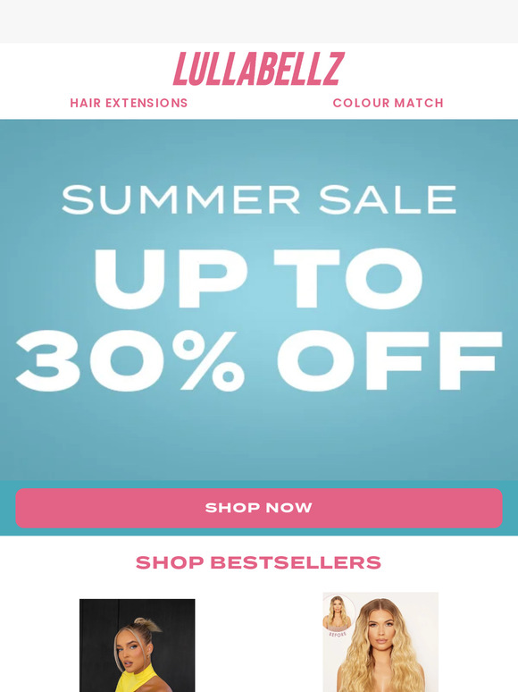 Summer Sale: Up to 30% OFF 💸