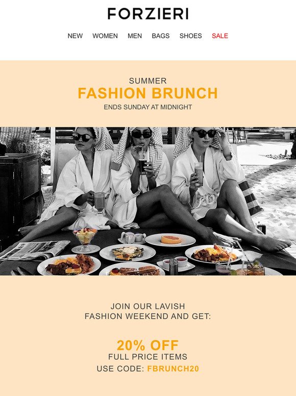 🍹 Exclusive | Summer Fashion Brunch, 48h Only