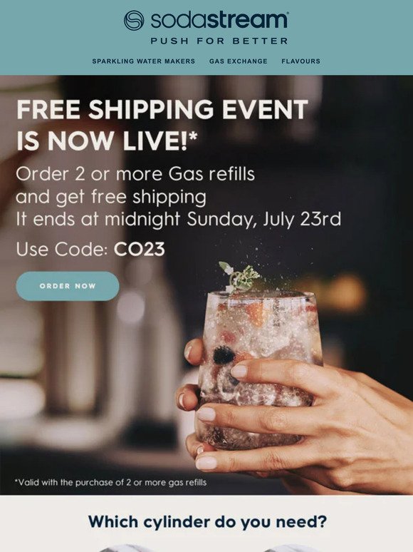 Yesss! Our Free Shipping event is now live! 🚚