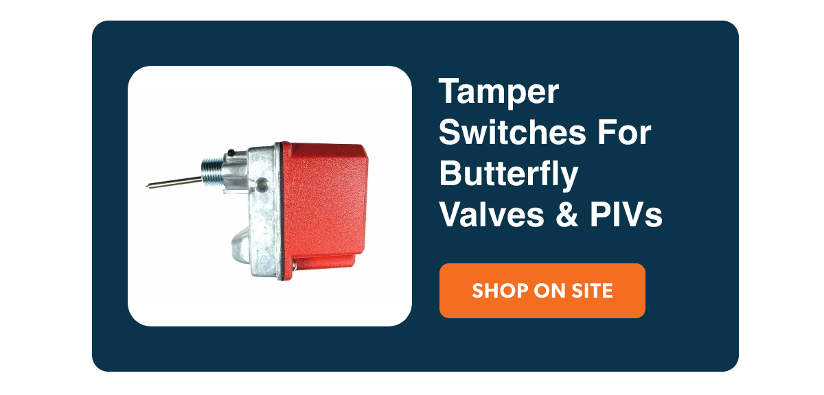 Butterfly and PIV Valve - Supervisory Switch.