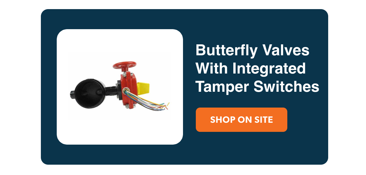 Butterfly with Tamper Integrated Switch