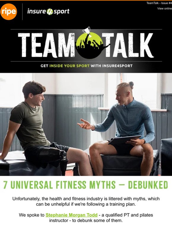 7 common fitness myths - debunked