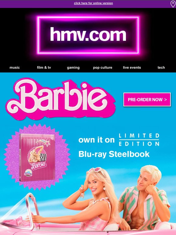 Barbie Limited Edition Steelbook 💕