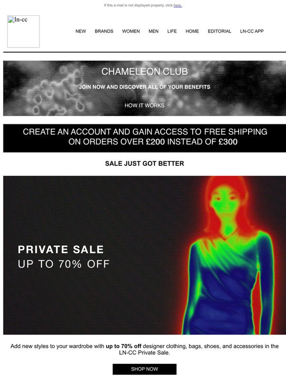 Private Sale: Now Up To 70% Off