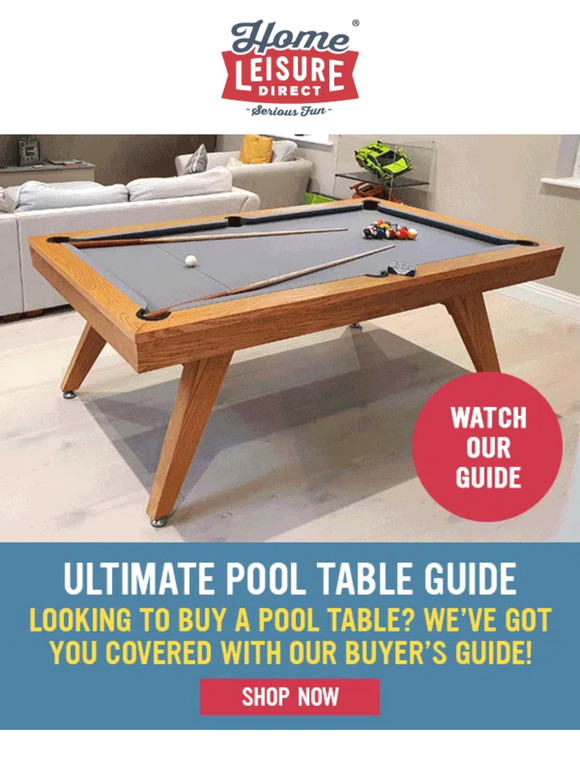 Home Leisure Direct 🎱🎱 The Ultimate Pool Table Buyer's Guide! 🎱🎱 Milled