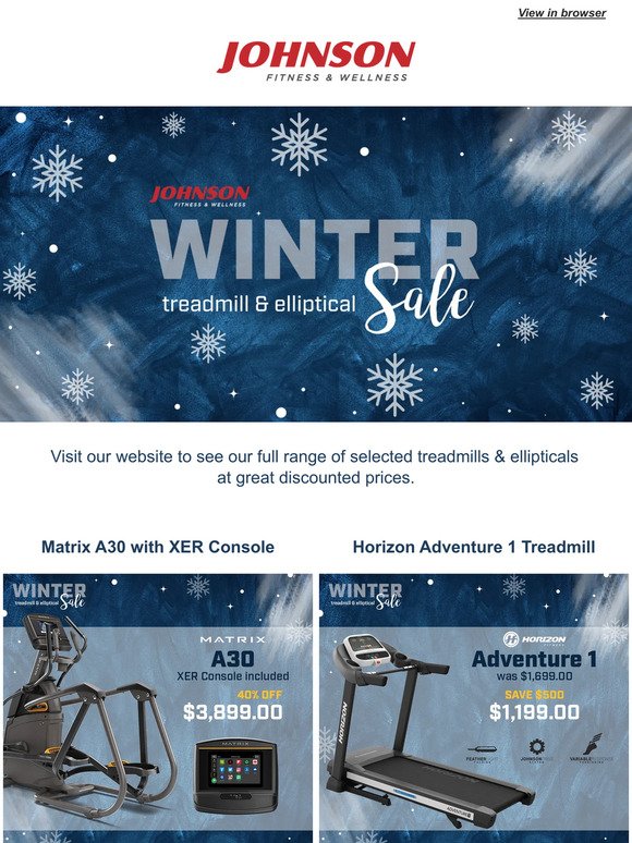 Johnson's Winter Sale