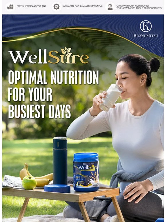 Fuel Your Busy Life with Wellsure: The Perfect Balance Meal Replacement!