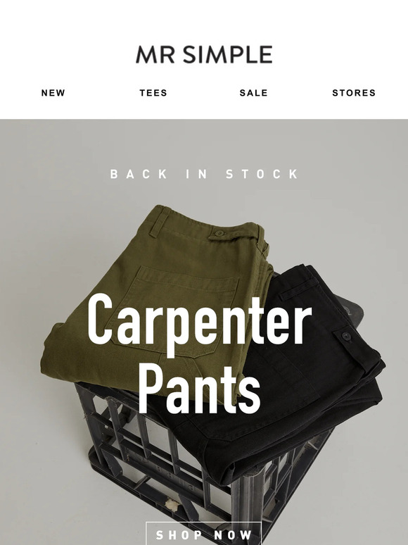 Carpenter Pant ⚡ Back In Stock