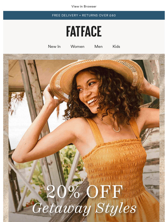 Fat Face UK Email Newsletters Shop Sales, Discounts, and Coupon Codes