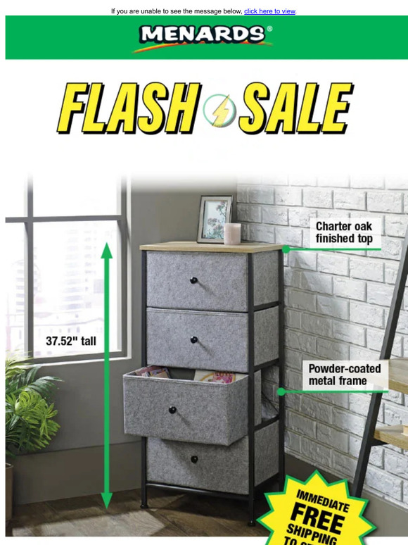 Menards 4Cube Bookcase ONLY 29.99! Milled