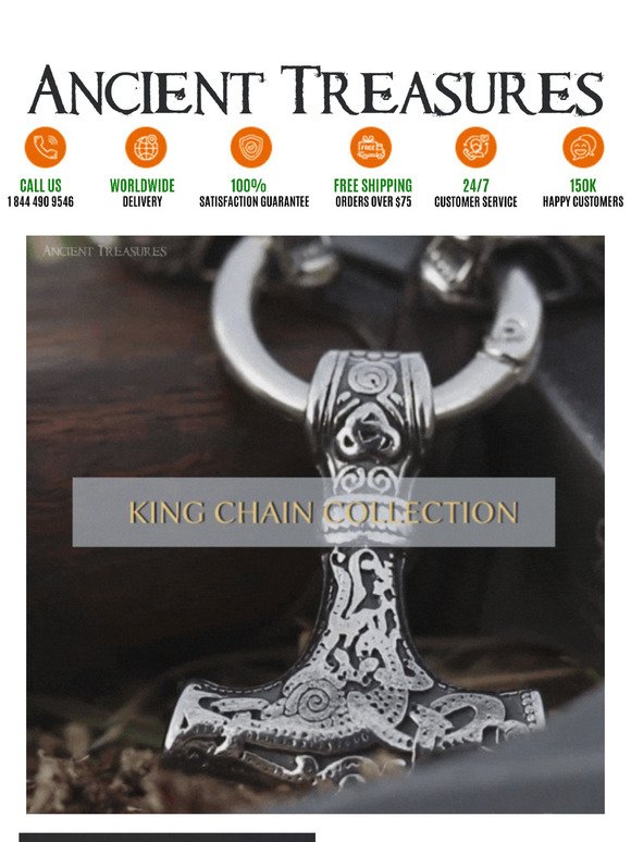 Viking Fans! Up to 50% OFF King Chain Collection!