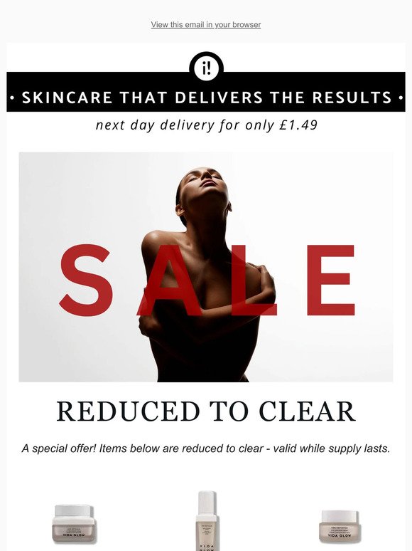 JUST IN: reduced to clear . . .